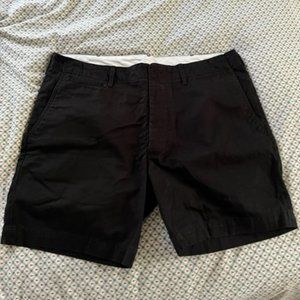 Buck Mason - Black - Slub Twill Officer Short - Sz 36